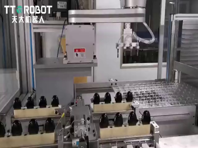 塑料件SCARA机器人摆盘