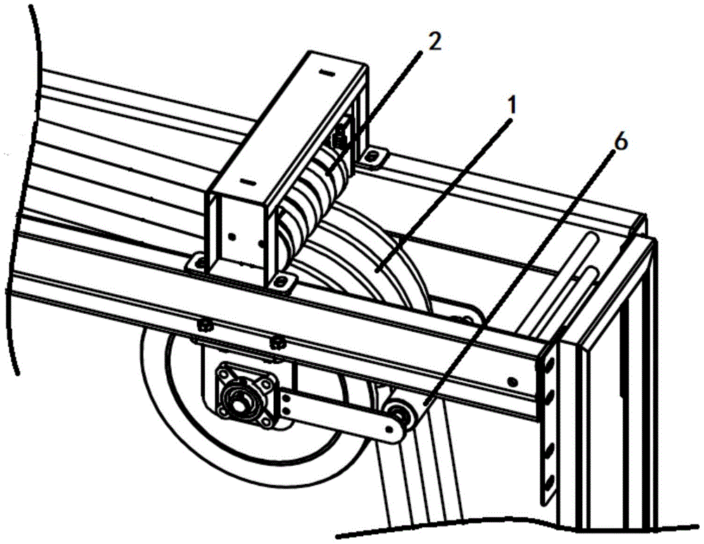 用于船用充电站的电缆导向装置