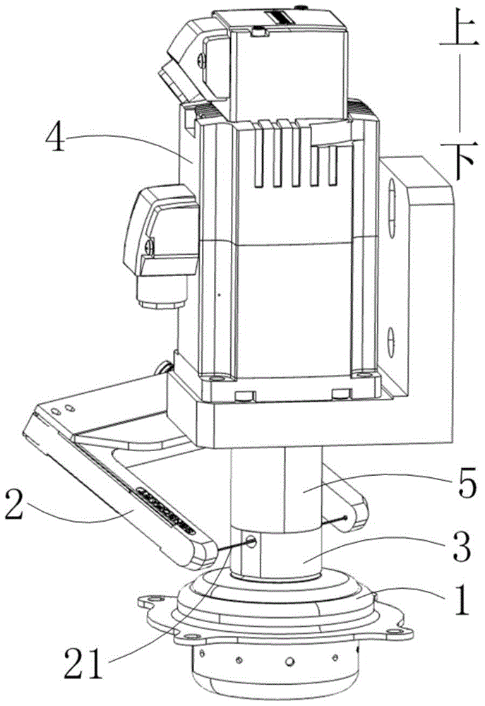 旋转定位角度的装置