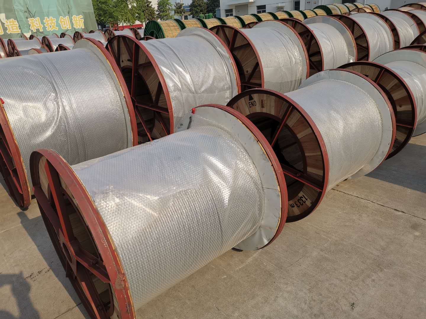 电缆盘自动包装打包设备