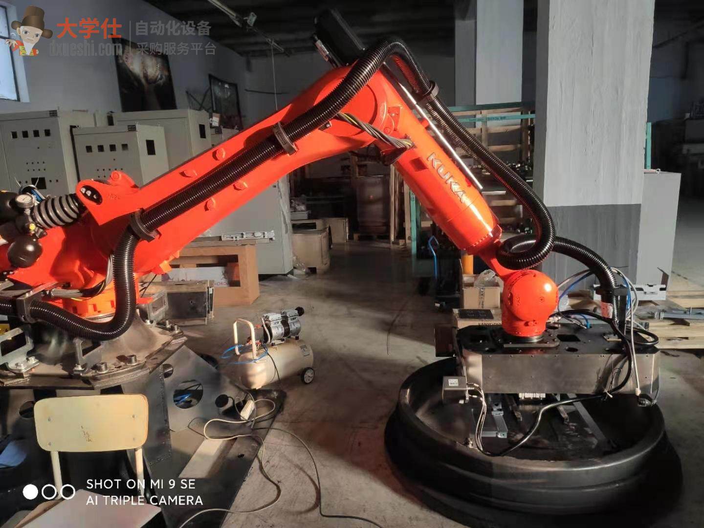 机器人自动安装铸造砂芯系统