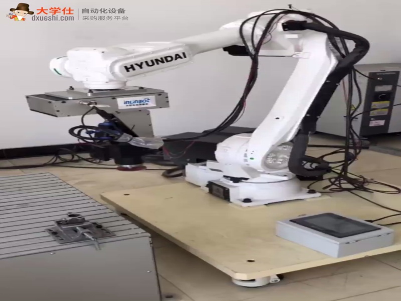 机器人打磨阀体去毛刺-力控电动强磨机