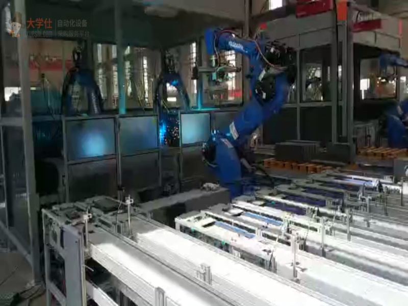 道岔垫板机器人焊接生产线
