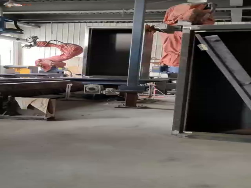 保险柜焊缝及表面机器人自动化打磨