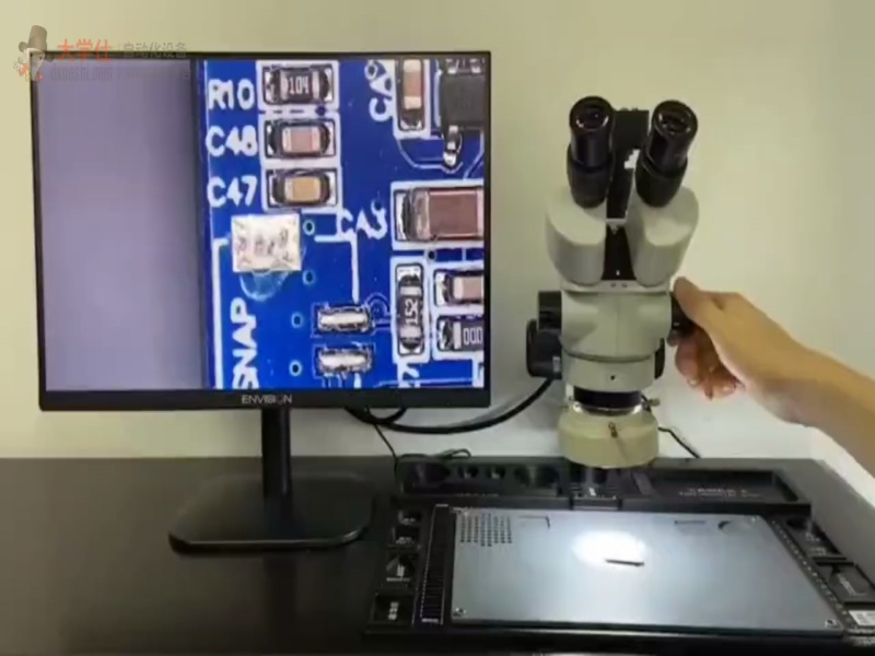 电子产品电子显微镜实时放大检测设备