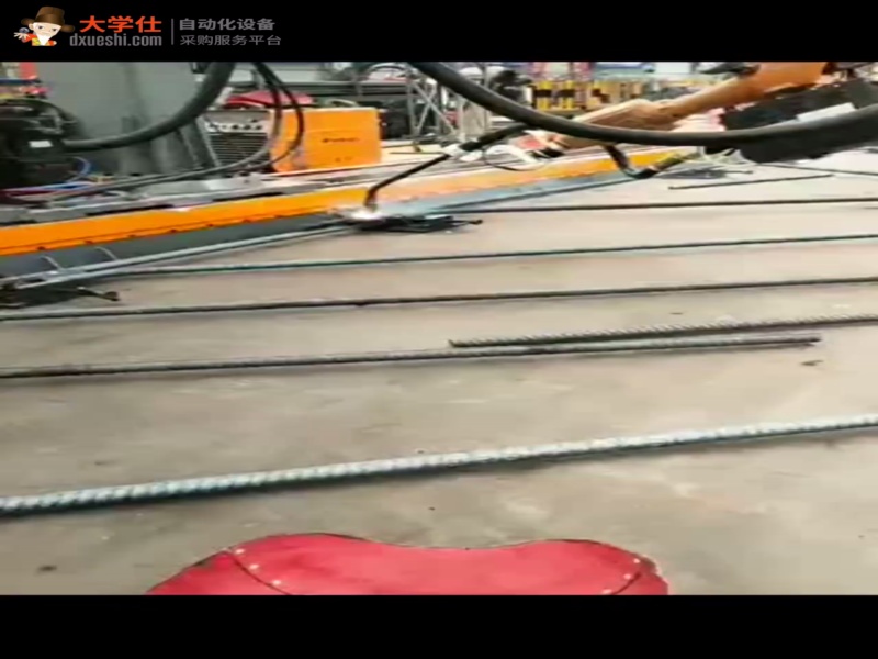 建筑圆钢支架机器人焊接设备