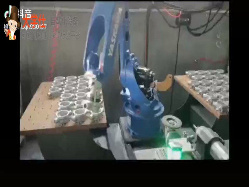 铸铝工件打磨机器人工作站